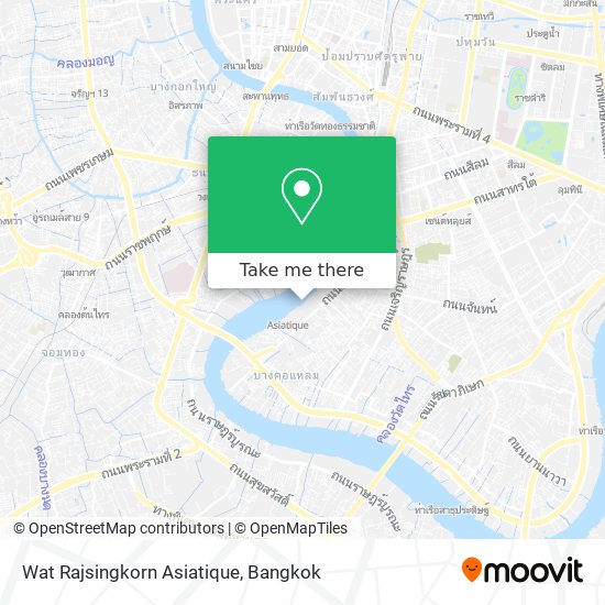 Wat Rajsingkorn Asiatique map