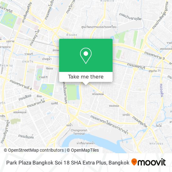 Park Plaza Bangkok Soi 18 SHA Extra Plus map