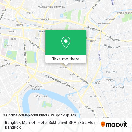 Bangkok Marriott Hotel Sukhumvit SHA Extra Plus map