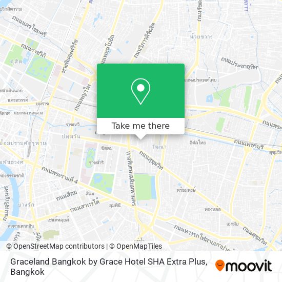 Graceland Bangkok by Grace Hotel SHA Extra Plus map