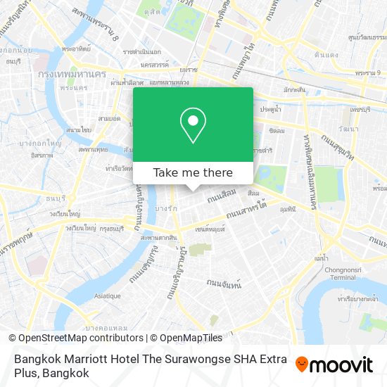 Bangkok Marriott Hotel The Surawongse SHA Extra Plus map