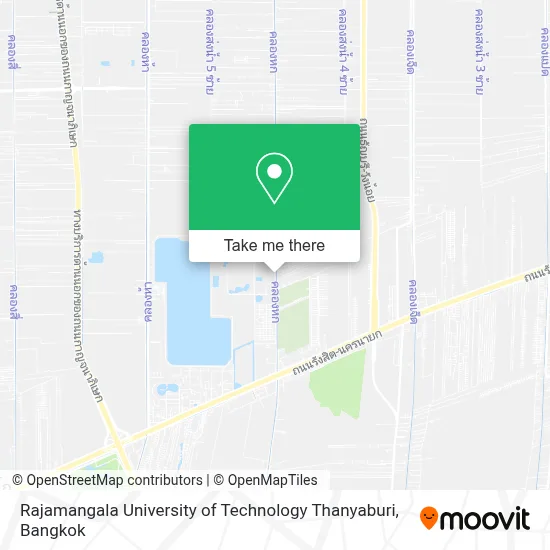 Rajamangala University of Technology Thanyaburi map