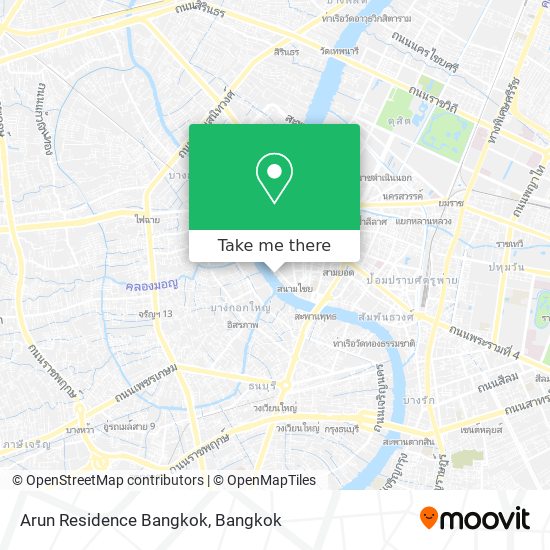 Arun Residence Bangkok map