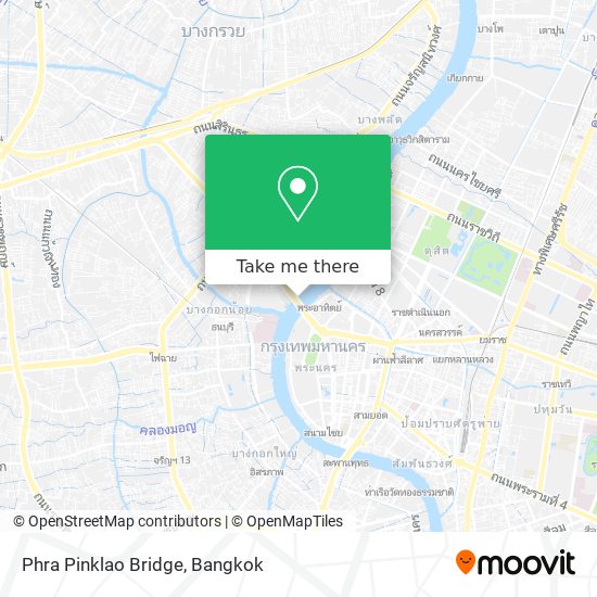 Phra Pinklao Bridge map