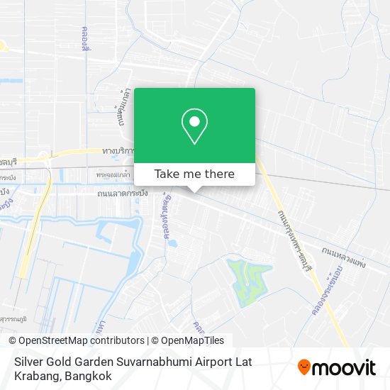 Silver Gold Garden Suvarnabhumi Airport Lat Krabang map