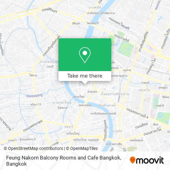 Feung Nakorn Balcony Rooms and Cafe Bangkok map