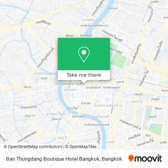 Ban Thungdang Boutique Hotel Bangkok map