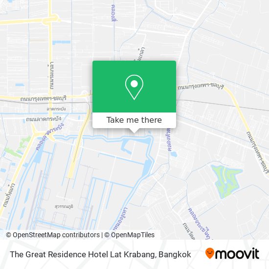 The Great Residence Hotel Lat Krabang map