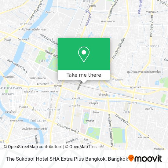 The Sukosol Hotel SHA Extra Plus Bangkok map