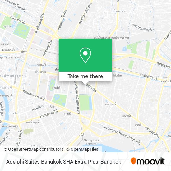 Adelphi Suites Bangkok SHA Extra Plus map