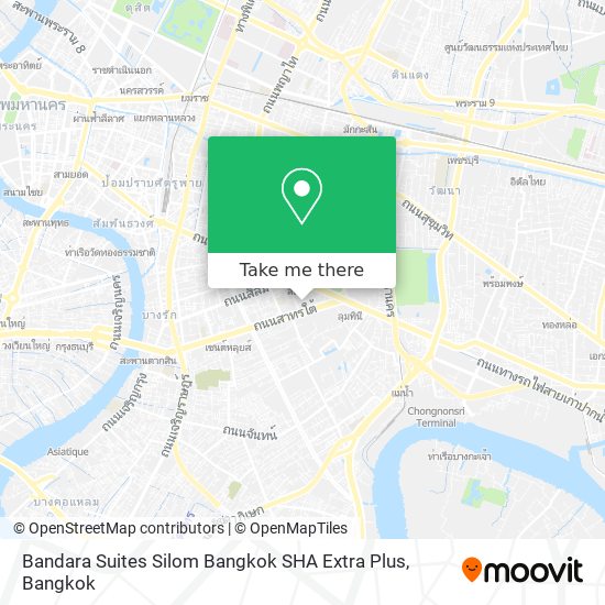 Bandara Suites Silom Bangkok SHA Extra Plus map