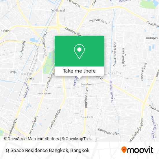 Q Space Residence Bangkok map