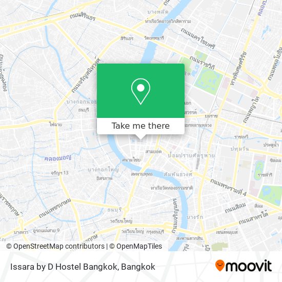 Issara by D Hostel Bangkok map