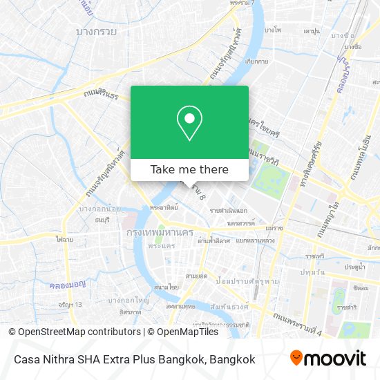 Casa Nithra SHA Extra Plus Bangkok map