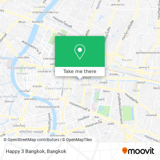 Happy 3 Bangkok map
