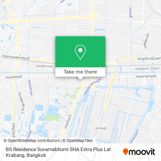 BS Residence Suvarnabhumi SHA Extra Plus Lat Krabang map
