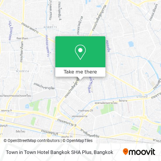 Town in Town Hotel Bangkok SHA Plus map