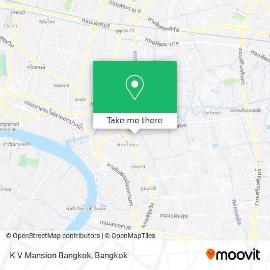 K V Mansion Bangkok map