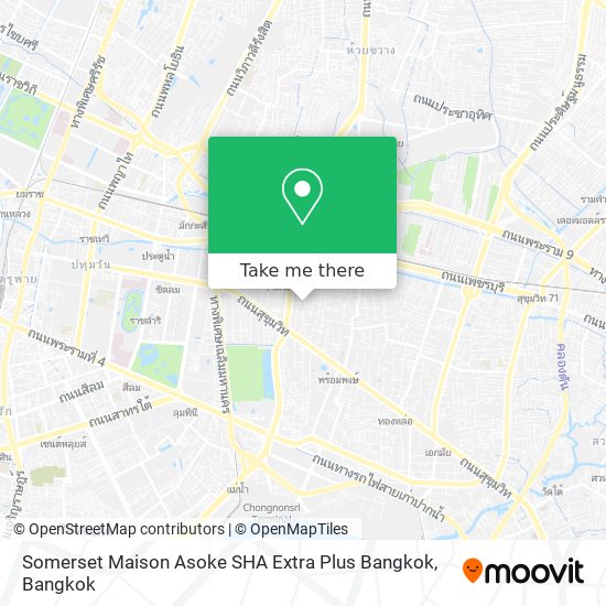 Somerset Maison Asoke SHA Extra Plus Bangkok map