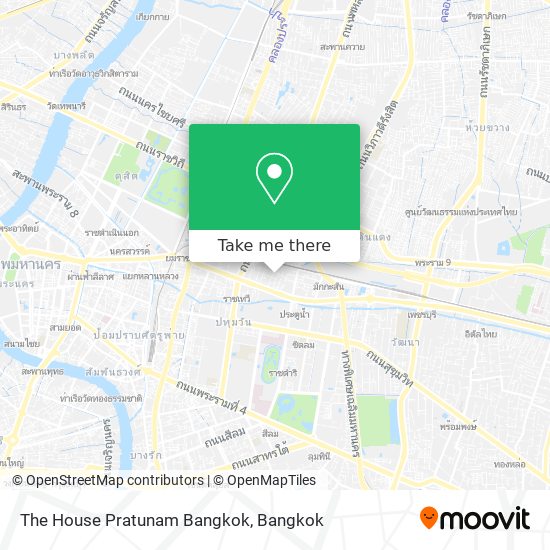 The House Pratunam Bangkok map