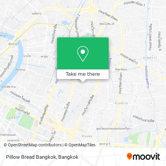 Pillow Bread Bangkok map