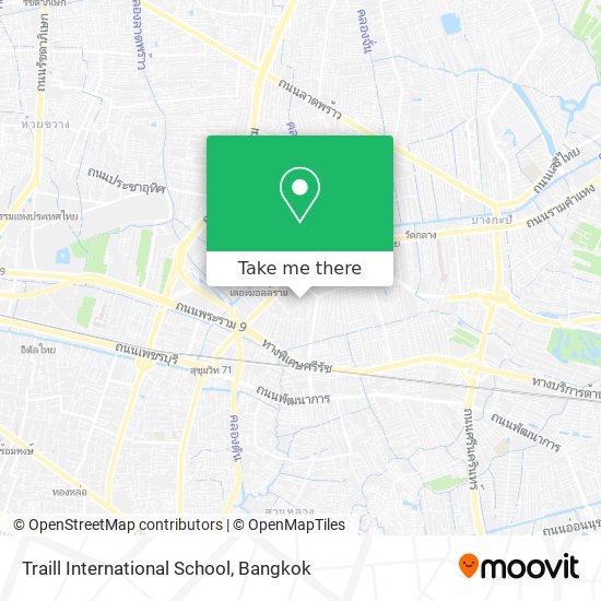 Traill International School map