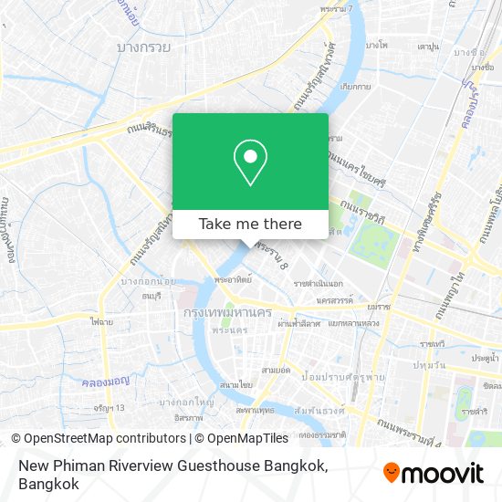 New Phiman Riverview Guesthouse Bangkok map