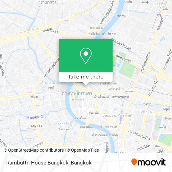 Rambuttri House Bangkok map