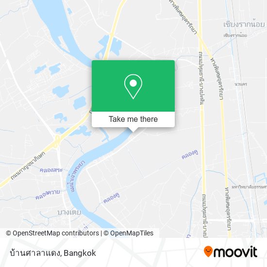 บ้านศาลาแดง map