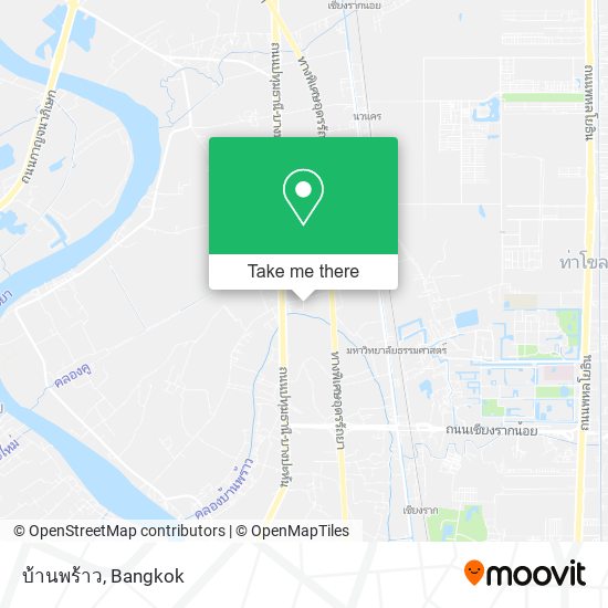 บ้านพร้าว map