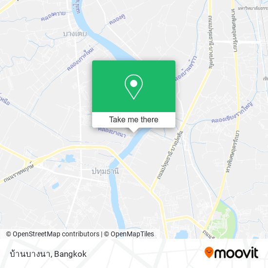 บ้านบางนา map