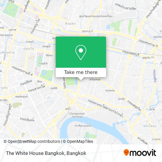 The White House Bangkok map