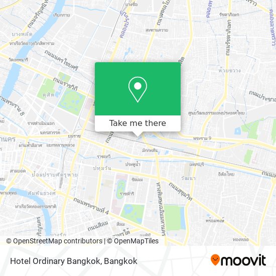 Hotel Ordinary Bangkok map