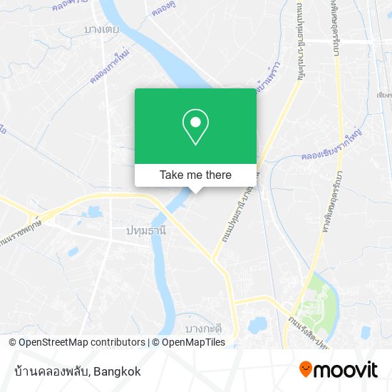 บ้านคลองพลับ map