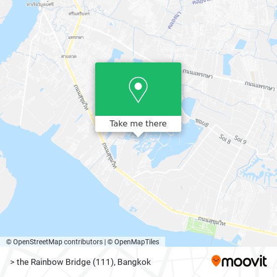 > the Rainbow Bridge (111) map