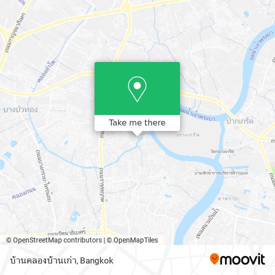 บ้านคลองบ้านเก่า map