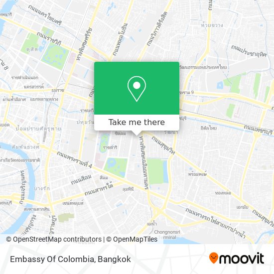 Embassy Of Colombia map