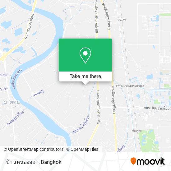 บ้านหนองจอก map