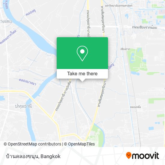 บ้านคลองขนุน map