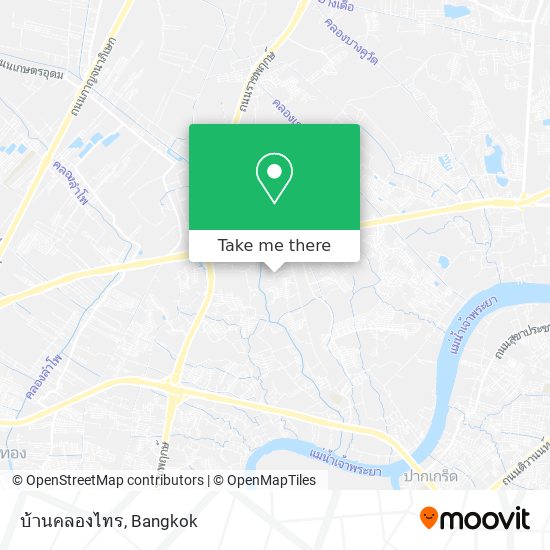 บ้านคลองไทร map