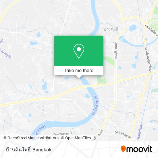 บ้านต้นโพธิ์ map