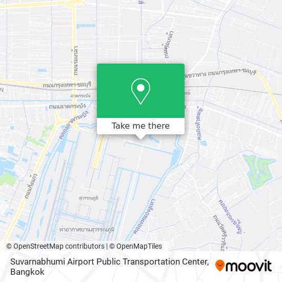 Suvarnabhumi Airport Public Transportation Center map