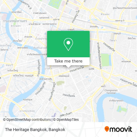 The Heritage Bangkok map