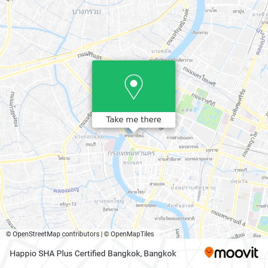Happio SHA Plus Certified Bangkok map