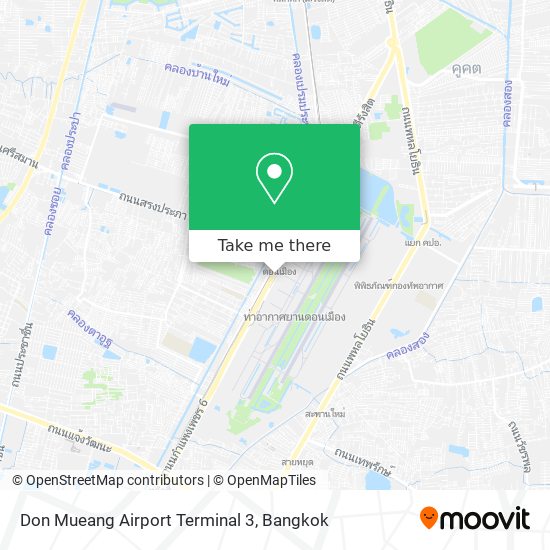 Don Mueang Airport Terminal 3 map