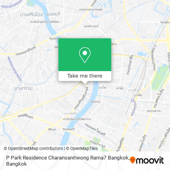 P Park Residence Charansanitwong Rama7 Bangkok map