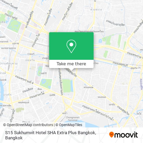 S15 Sukhumvit Hotel SHA Extra Plus Bangkok map