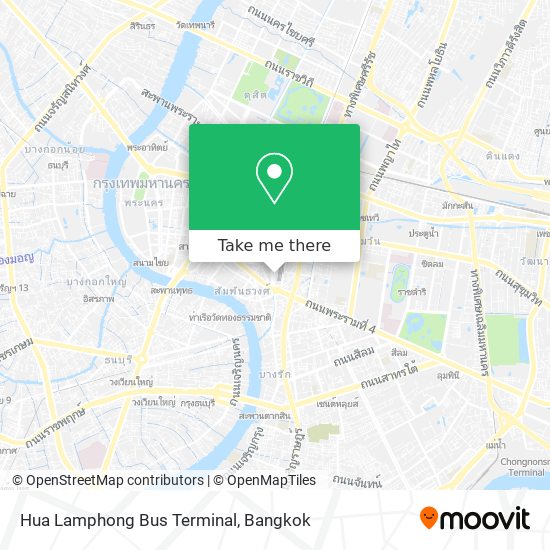 Hua Lamphong Bus Terminal map