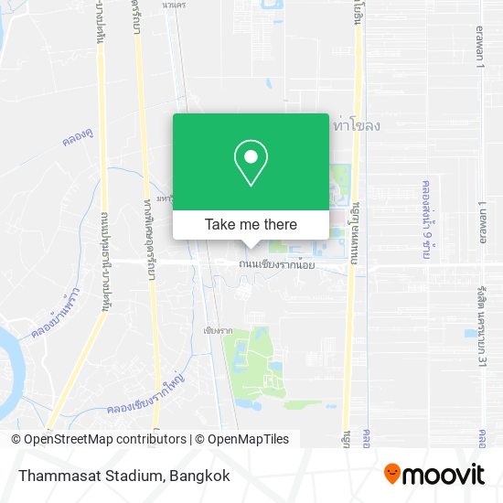 Thammasat Stadium map