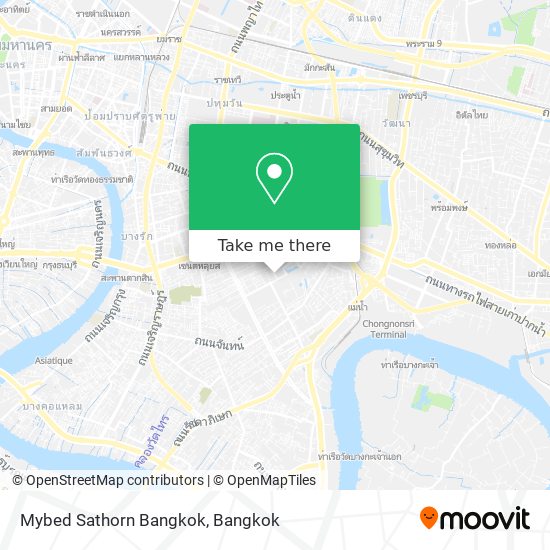 Mybed Sathorn Bangkok map